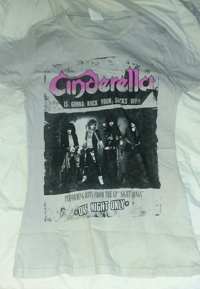 🤘Cinderella Vintage 80s Glam Band Tee SZ M🤘